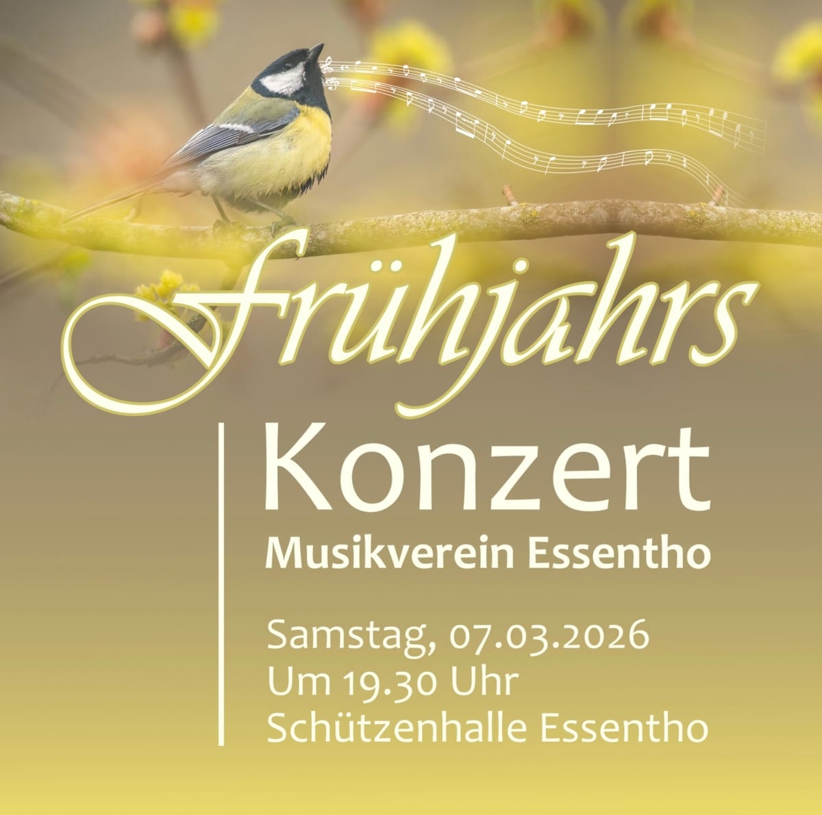 Premiere am Dirigentenpult beim Frühjahrskonzert